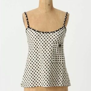 Anthropologie Ace & Jig polka dot tank size xs